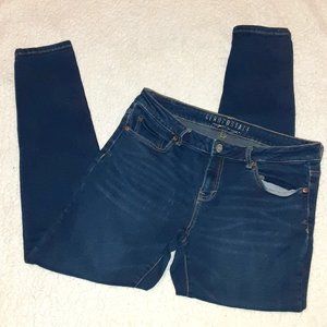 Aeropostale Dark Blue Skinny Jeans